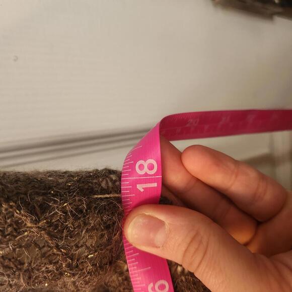 Eva Franco Elegant A-Line Wool Blend Knit Knee Length Dress - Size 12 - Picture 7 of 9